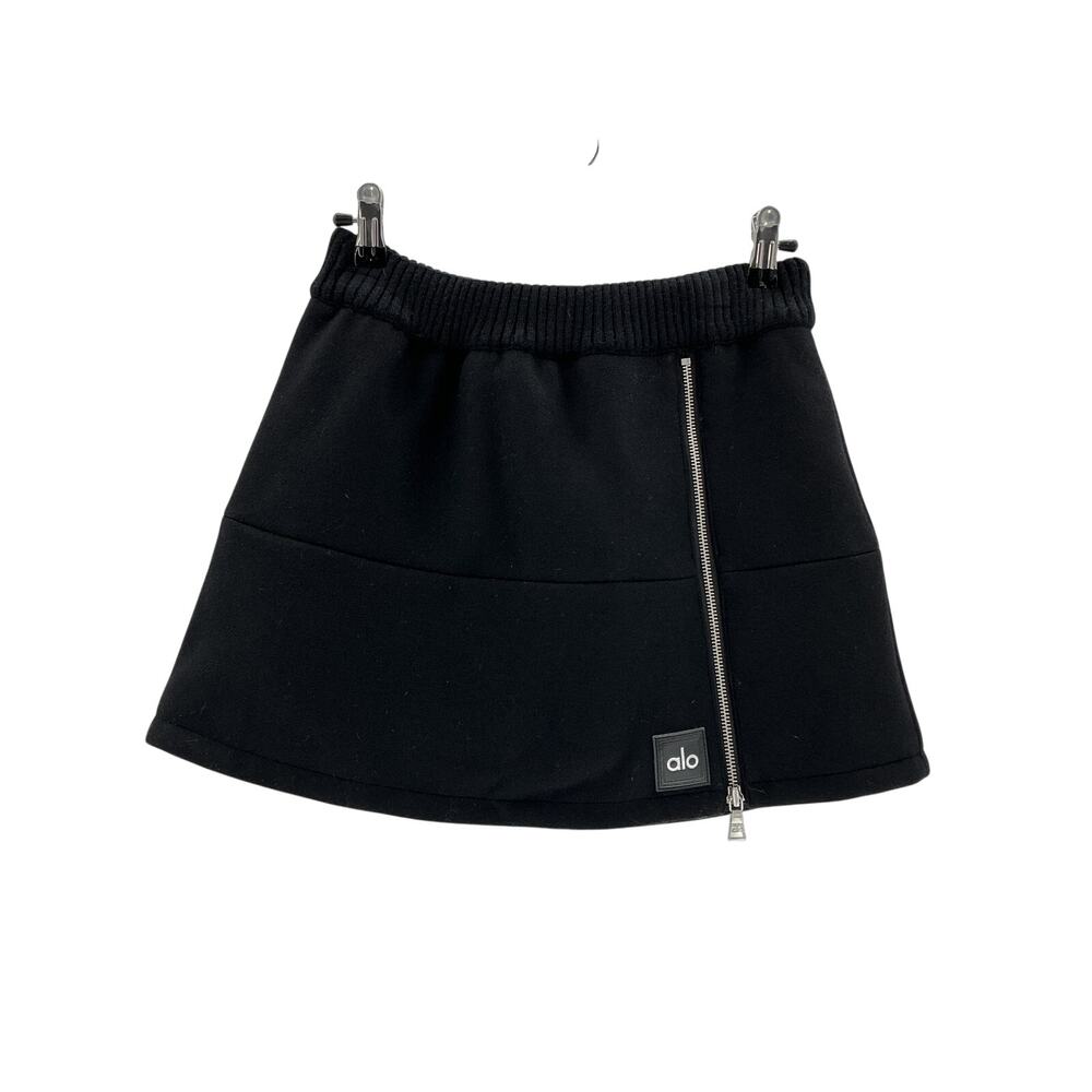Alo Yoga Quilted Black Polaris Puffer Size S Skirt - Picture 2 of 5